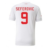 Moški Nogometni dresi Švica Haris Seferovic #9 Gostujoči SP 2022 Kratek Rokav